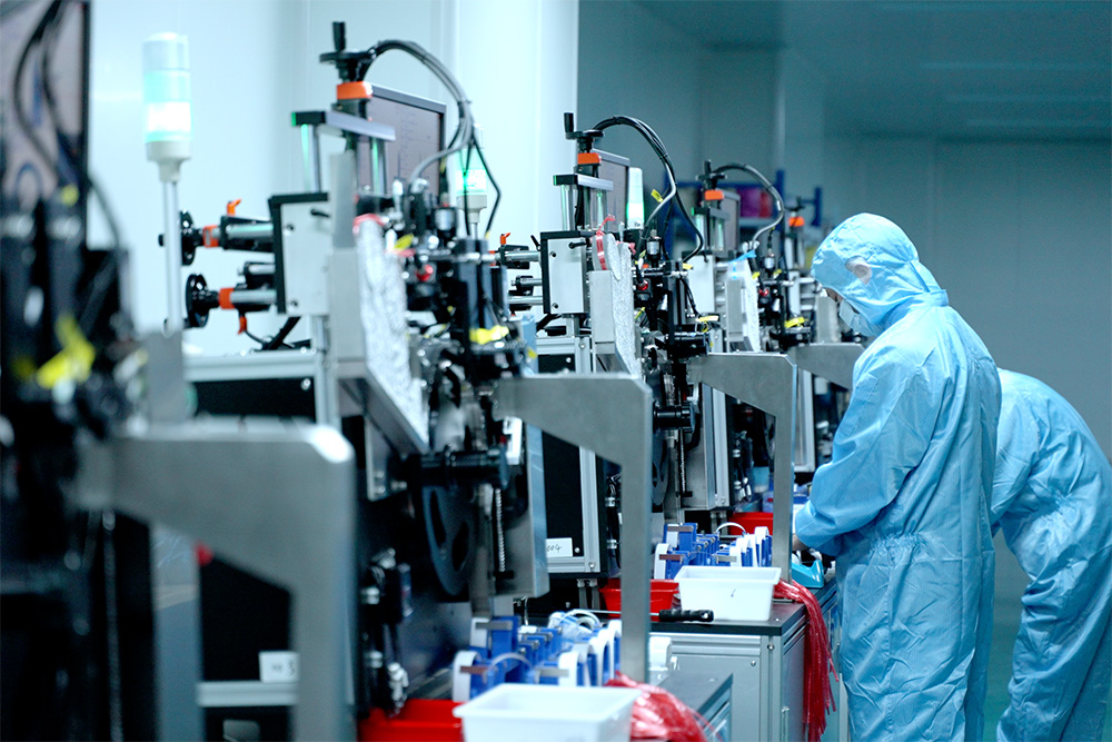 全自动检针车间